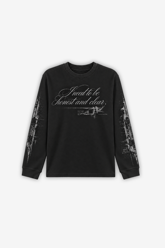 HONEST & CLEAR LONGSLEEVE